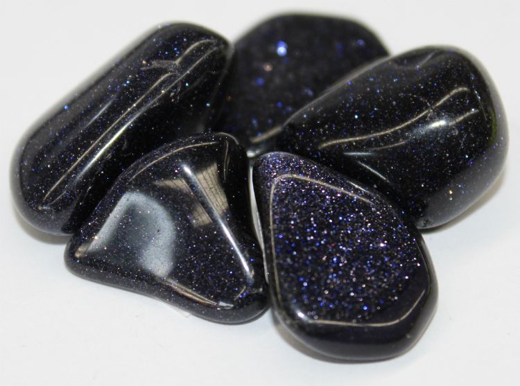 Goldstone Blue (Medium) - Tumbled - Northern Magick Supplies