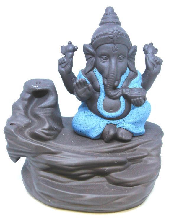 Backflow Burner - Ganesha Blue (4.25")