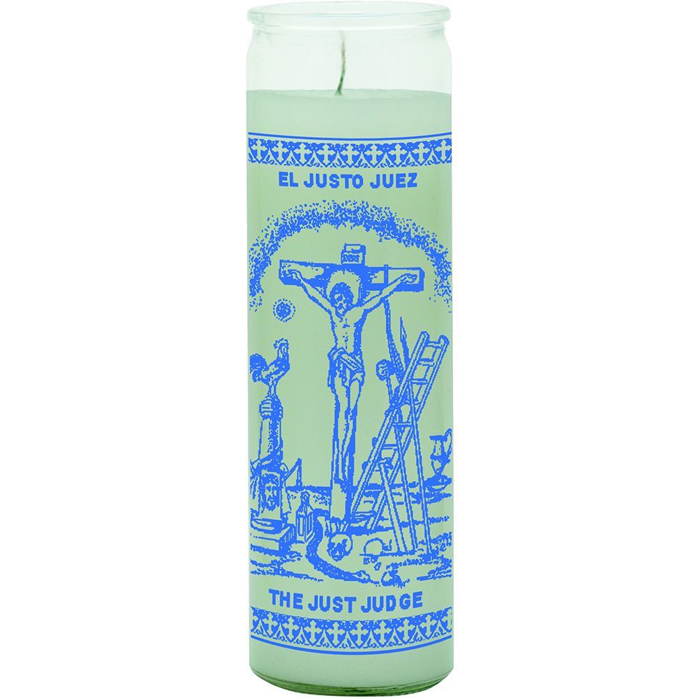 7 Day Candle - Just Judge White
