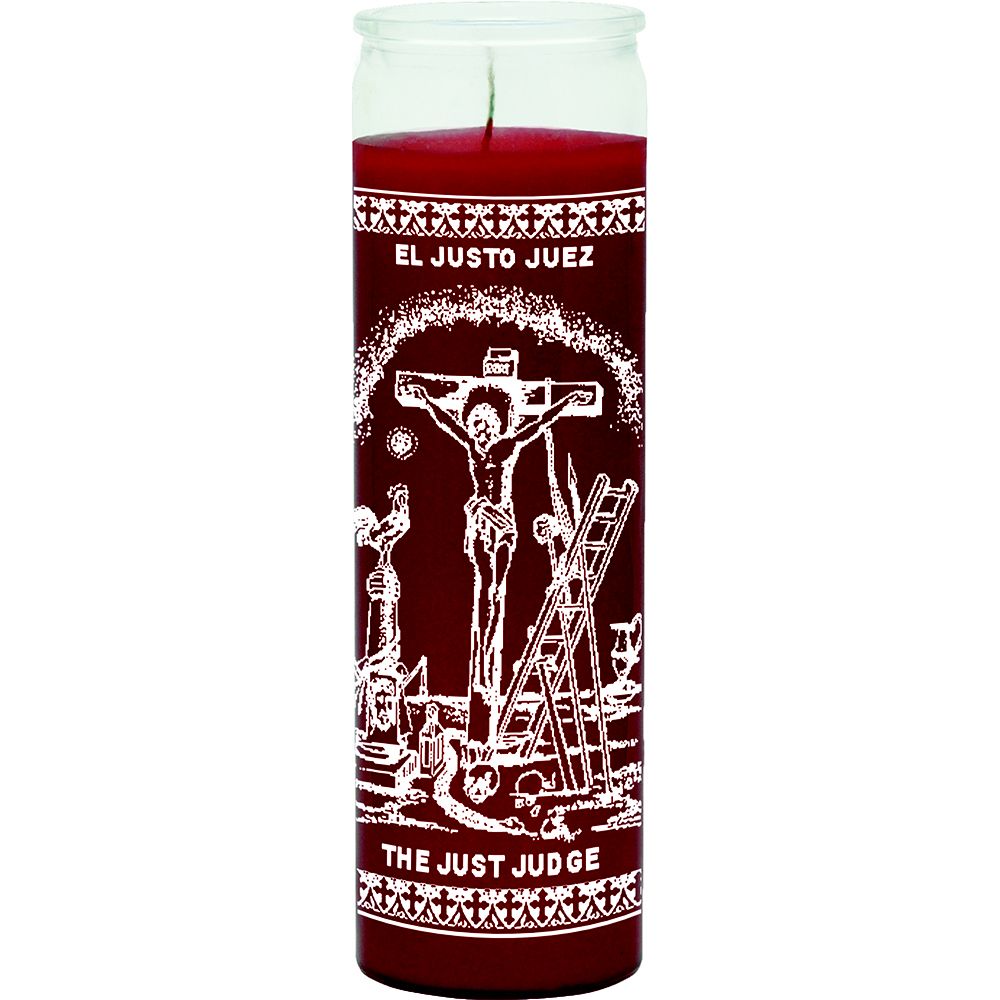 7 Day Candle - Just Judge Red