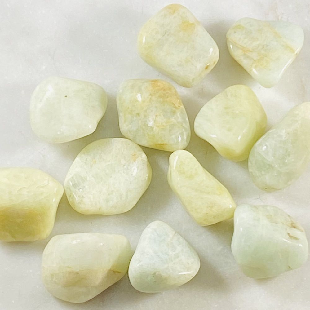 Aquamarine Yellow/Green - Tumbled