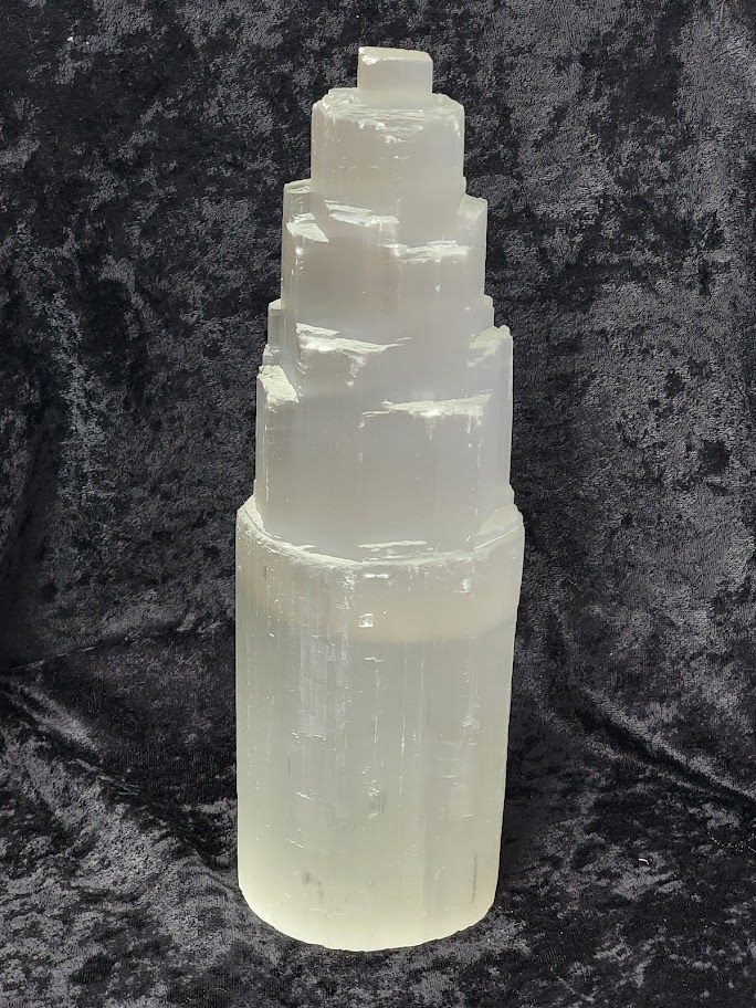 Selenite Lamp - Skyscraper (Large) - Northern Magick Supplies
