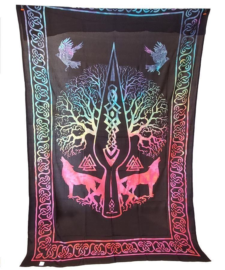 Celtic Athame Wolf - Tapestry (72x108)