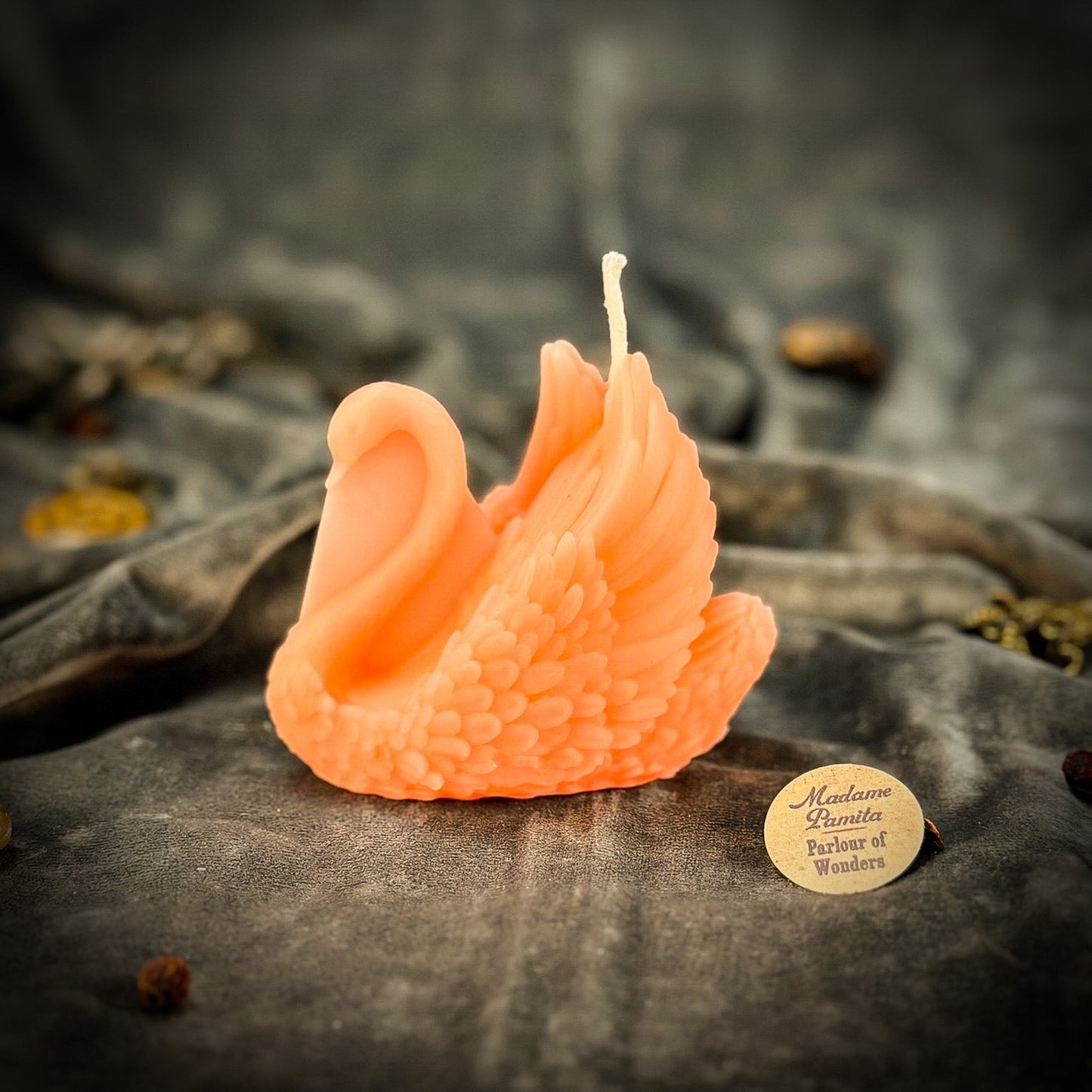 Beeswax Elegant Swan Spell Candle - Northern Magick Supplies