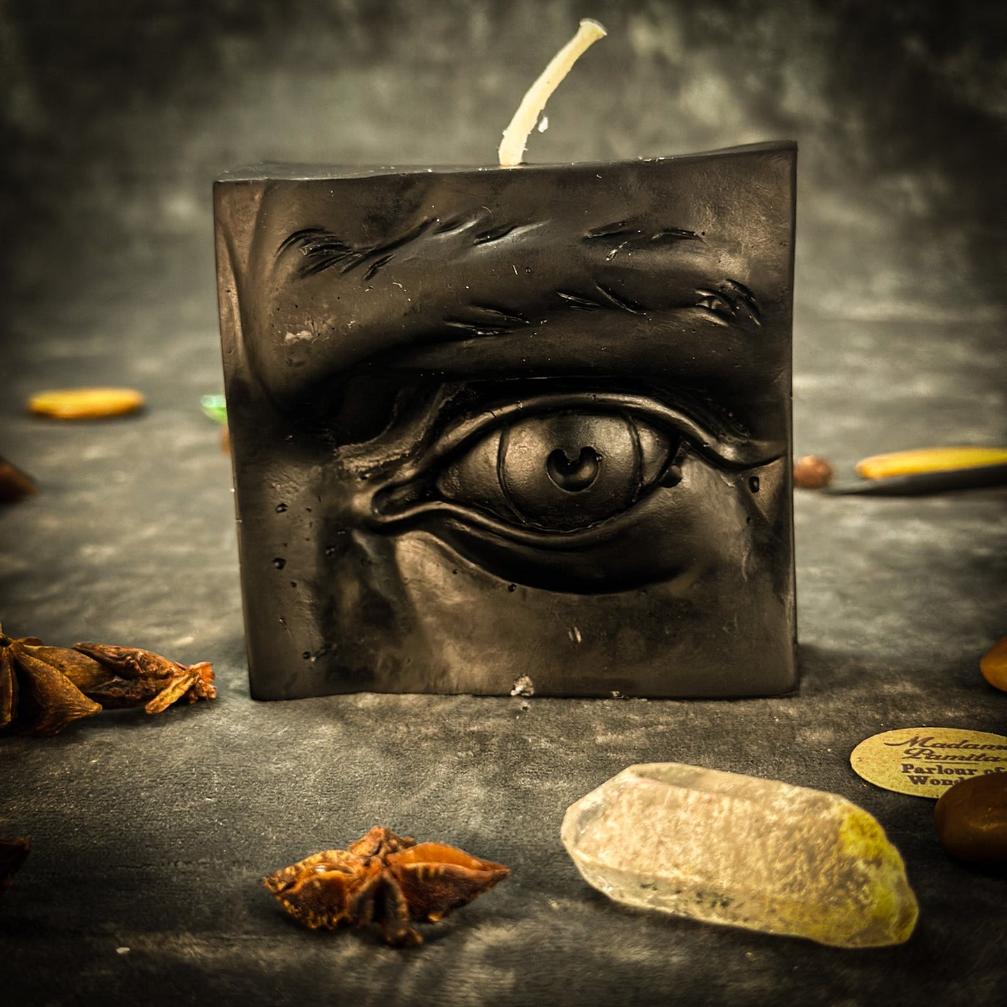 Beeswax Ex-Voto Eye Spell Candle - Vision, Clairvoyance & Being Seen