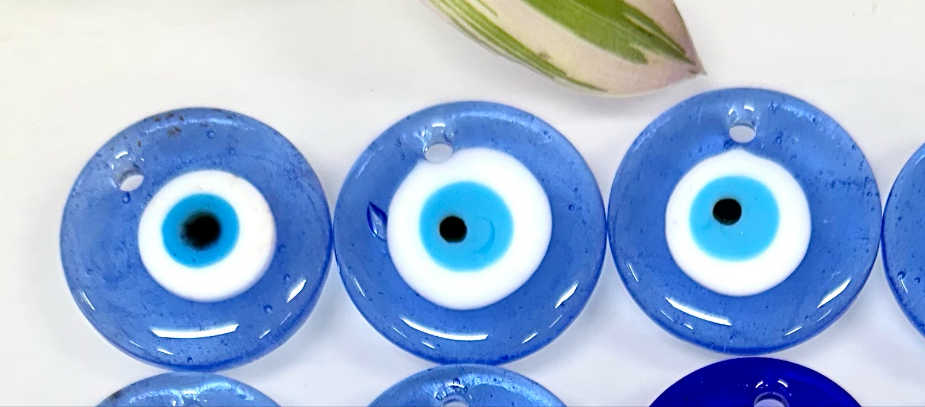 Evil Eye Blown Glass Pendant - Northern Magick Supplies