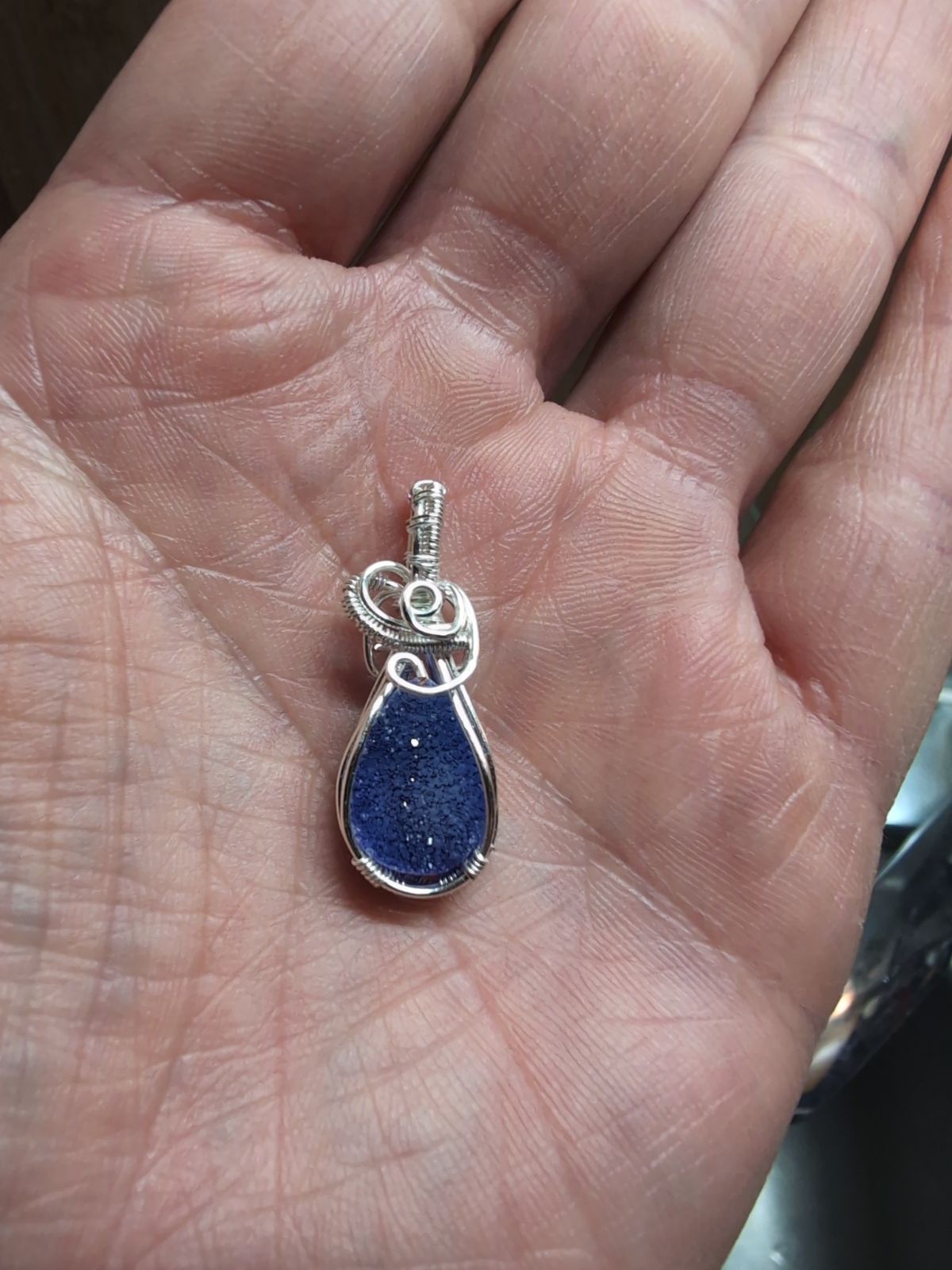 Stunning Deep Purple Druzy Agate Necklace - Northern Magick Supplies