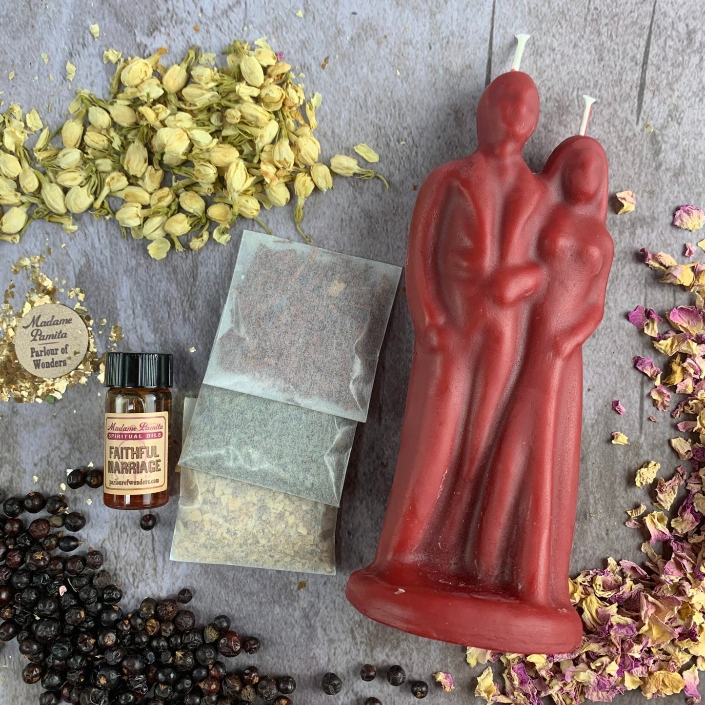 Happy Marriage Candle Spell Kit - Northern Magick Supplies