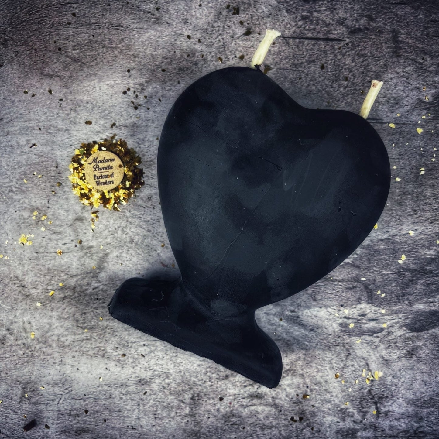 Beeswax Twin Flame Love Spell Candle - Soul Mate & True Love Magic - Northern Magick Supplies