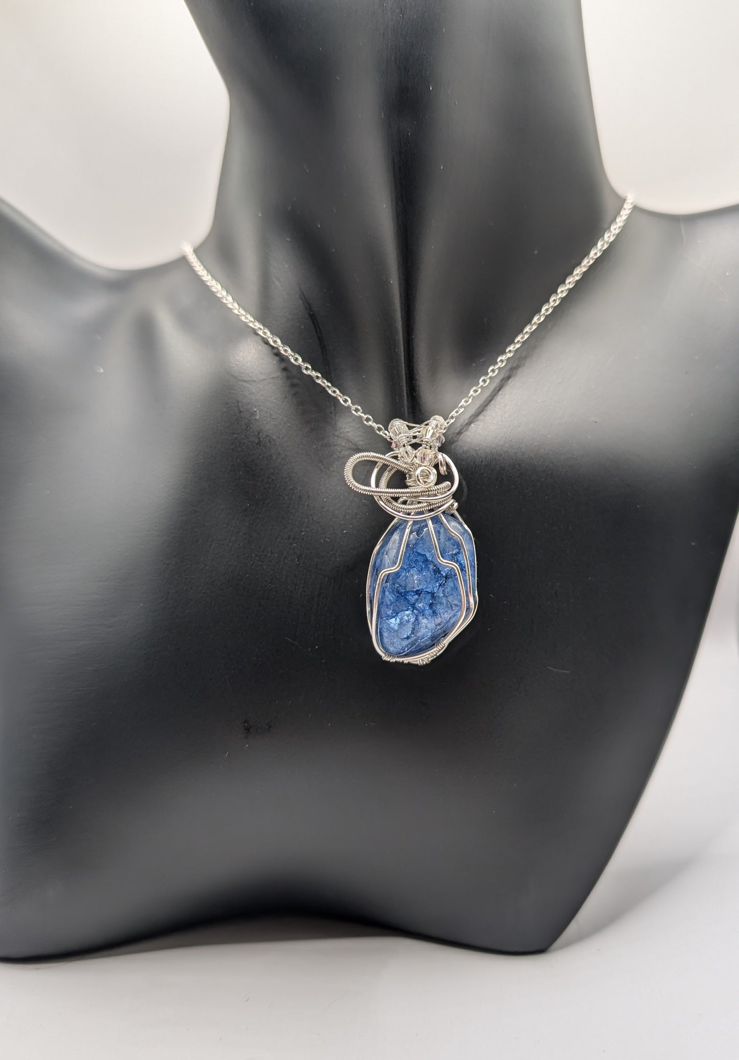 Our Stunning Fusion Blue Agate Pendant ✨🌊 - Northern Magick Supplies