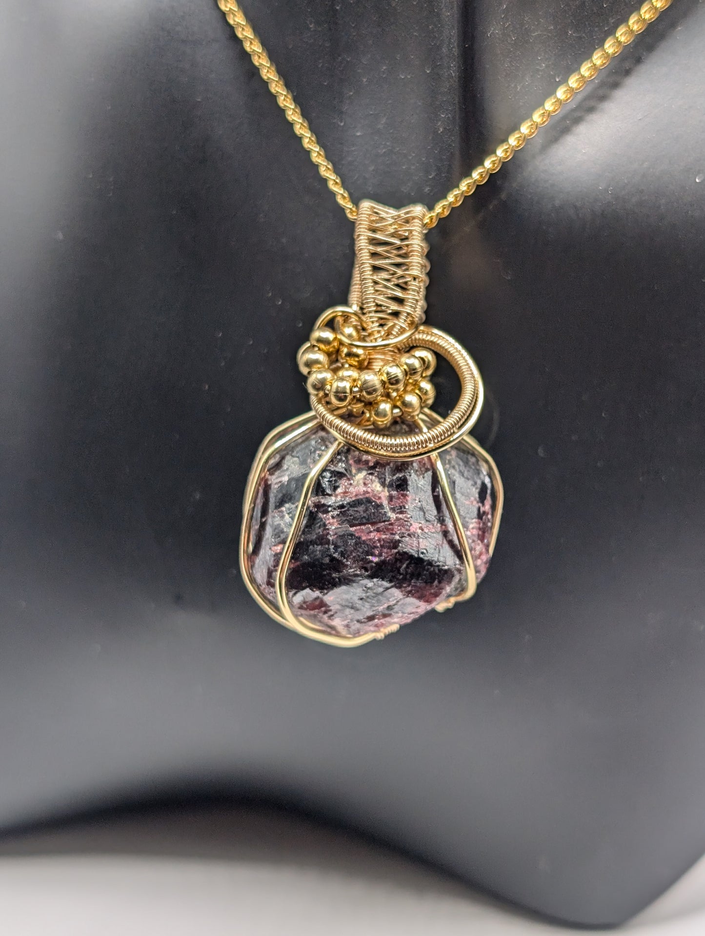 ✨ Discover the Allure of Our Stunning Garnet Wire Wrapped Pendant! ✨💎 - Northern Magick Supplies