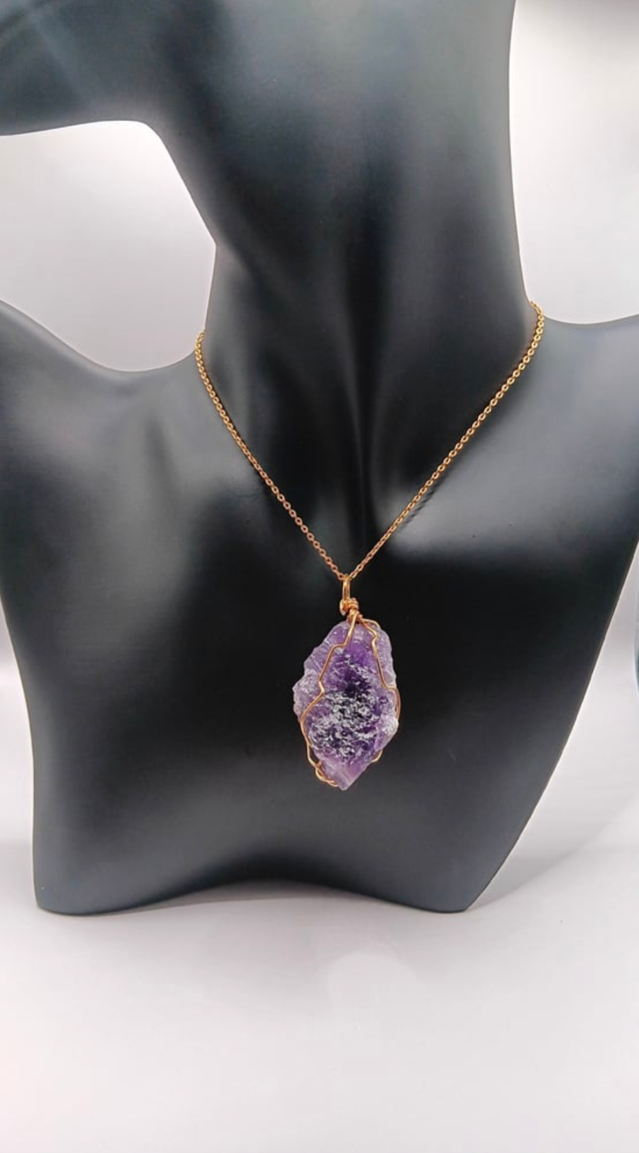 Hand crafted healing Amethyst Crystal Necklace - Northern Magick Supplies