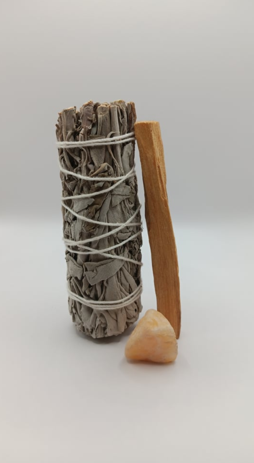 Sage Palo Santo Smudge Kit + Crystal - Northern Magick Supplies