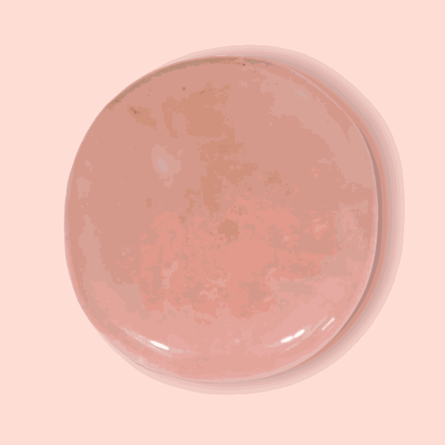 Gemstone cell phone grip holder-Rose Quartz palm stone - Northern Magick Supplies