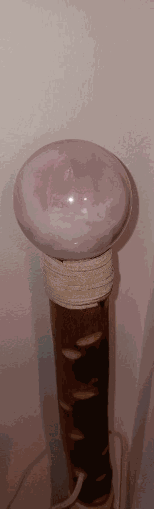 Discover the Magic Within: The Rose Quartz Crystal Ball Walking Stick! - Northern Magick Supplies