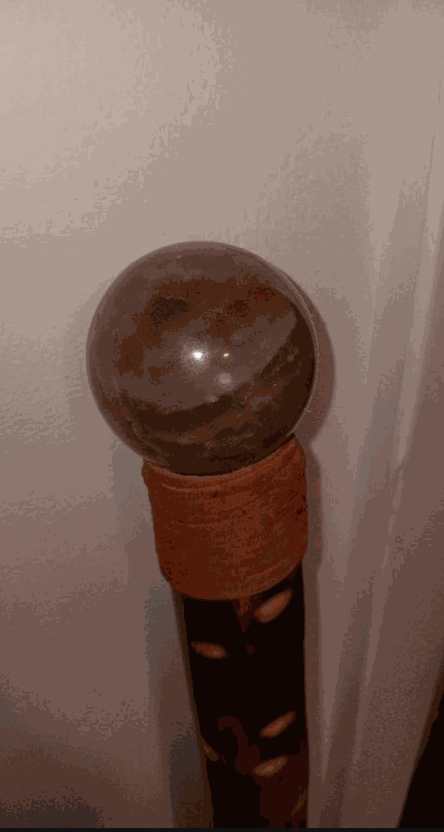 Discover the Magic Within:The Beautiful Citrine Crystal Ball Walking Stick! - Northern Magick Supplies