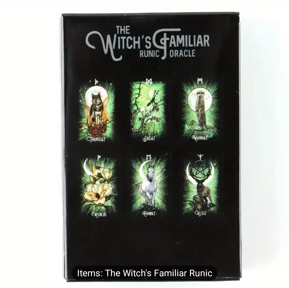 The Witches Familiar Runic Oracle Deck - Northern Magick Supplies