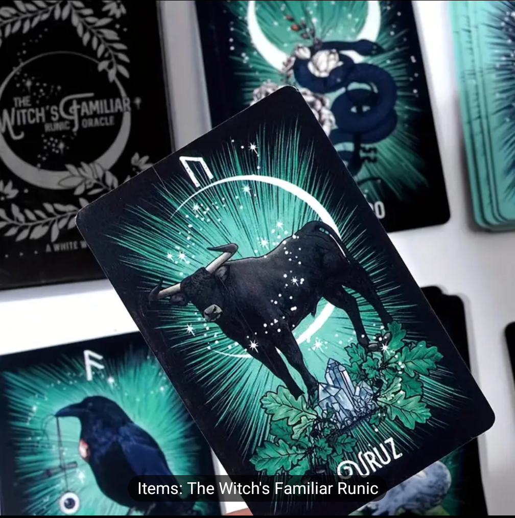 The Witches Familiar Runic Oracle Deck - Northern Magick Supplies