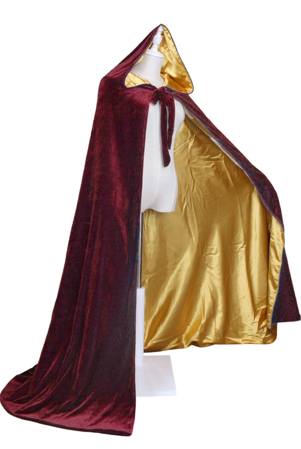 High Quality Velvet Renaissance Medieval Cloak Cape Lined with Satin