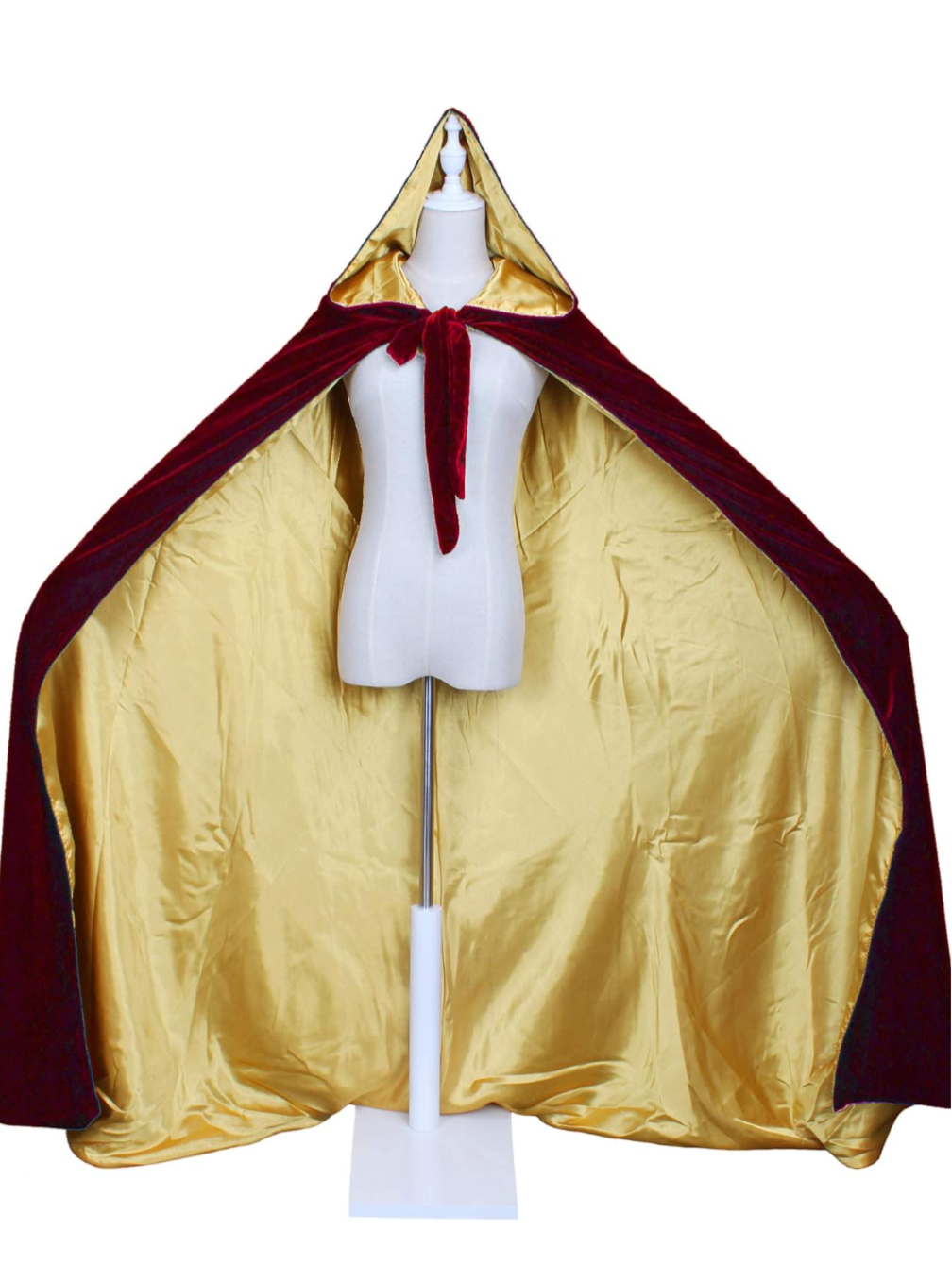 High Quality Velvet Renaissance Medieval Cloak Cape Lined with Satin