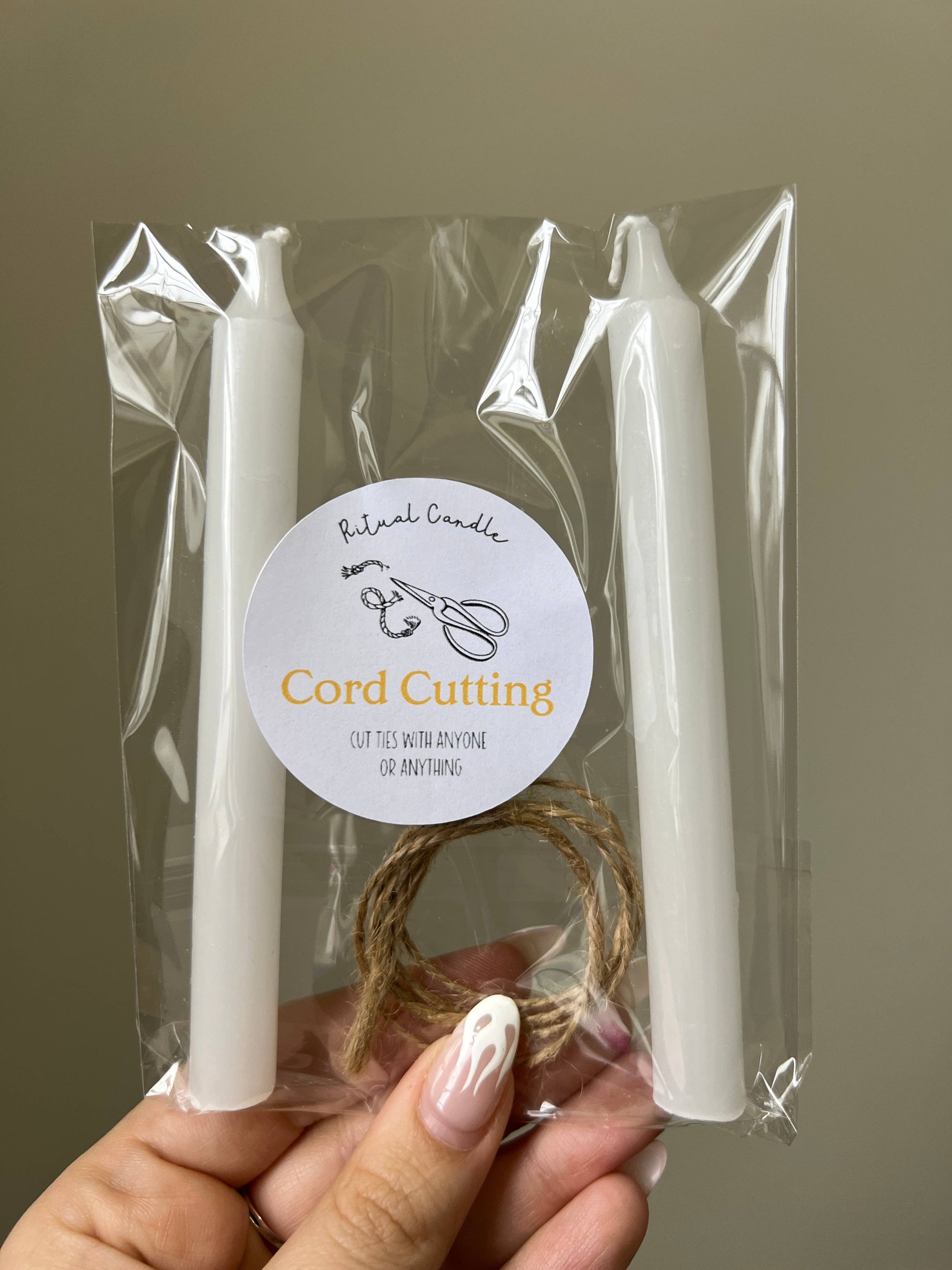 Cord Cutting Ritual Candle - Northern Magick Supplies