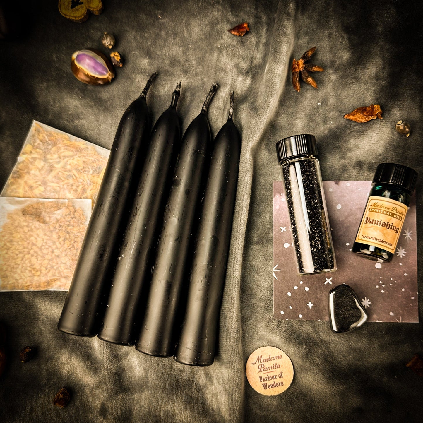 Banishing Candle Spell Booster Pack - Add Removal Power to Any Candle Spell Kit - Northern Magick Supplies