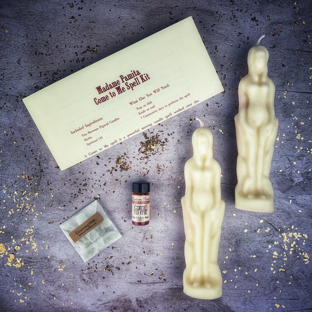 Come to Me Candle Spell Kit Female/Female - Northern Magick Supplies