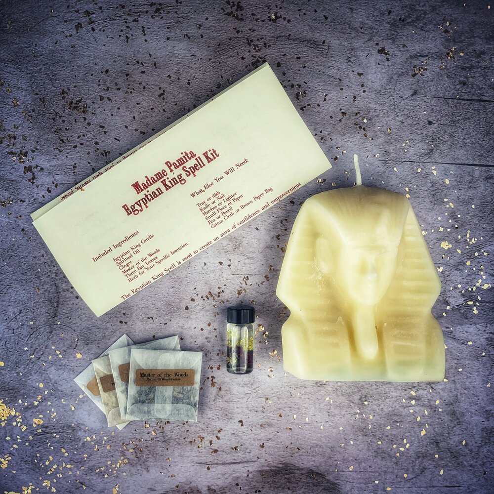 Egyptian King Candle Spell Kit - Northern Magick Supplies