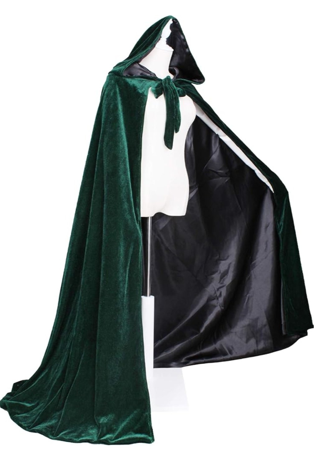 High Quality Velvet Renaissance Medieval Cloak Cape Lined with Satin