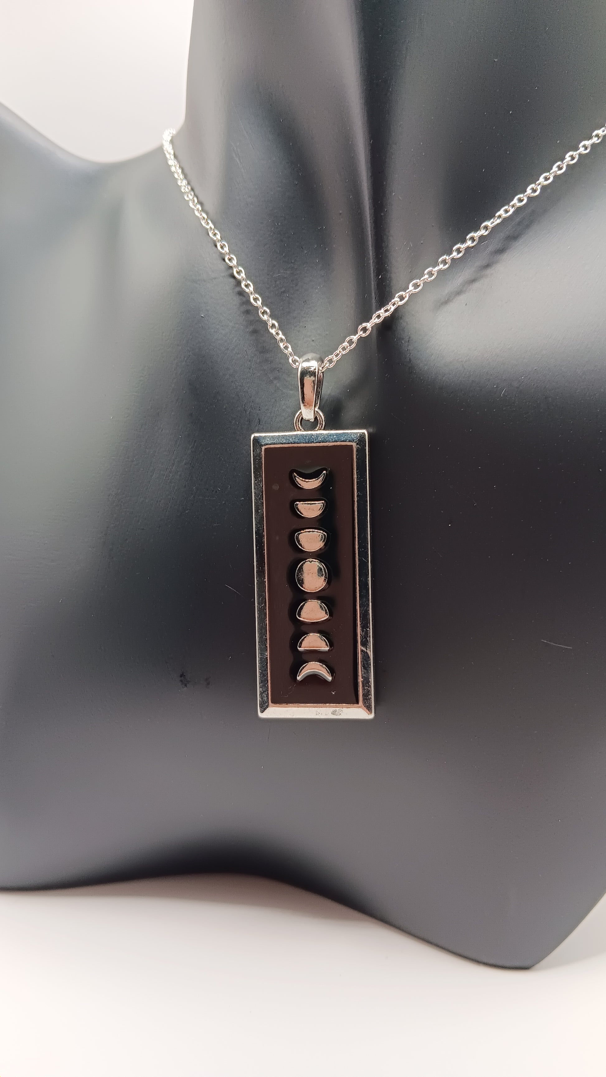 Illuminate Your Style with Our Moon Phase Pendant Necklace - Northern Magick Supplies