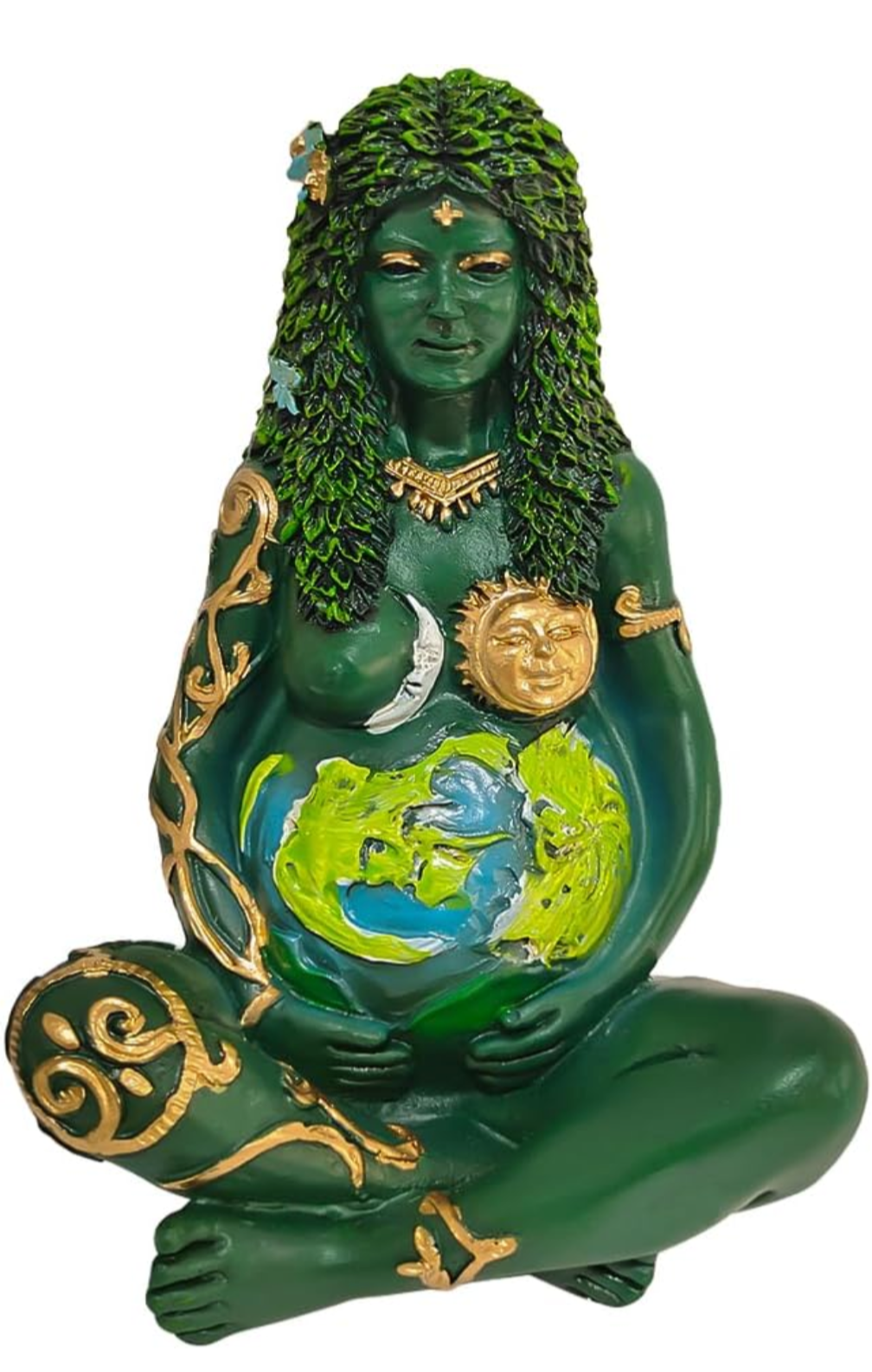 Beautiful Mother GAIA resin statue - Northern Magick Supplies