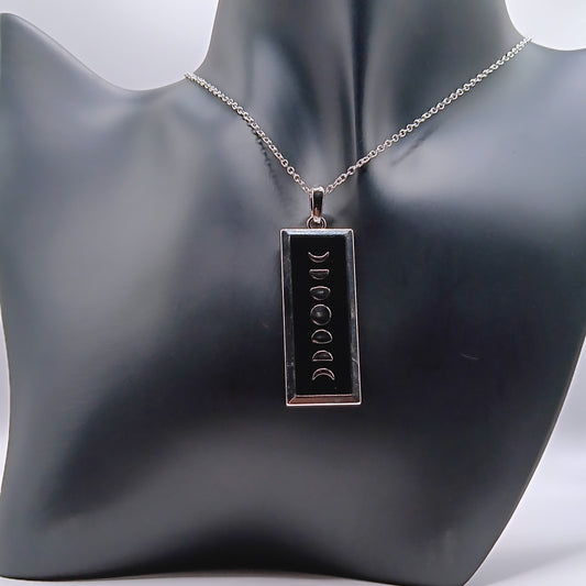 Illuminate Your Style with Our Moon Phase Pendant Necklace - Northern Magick Supplies