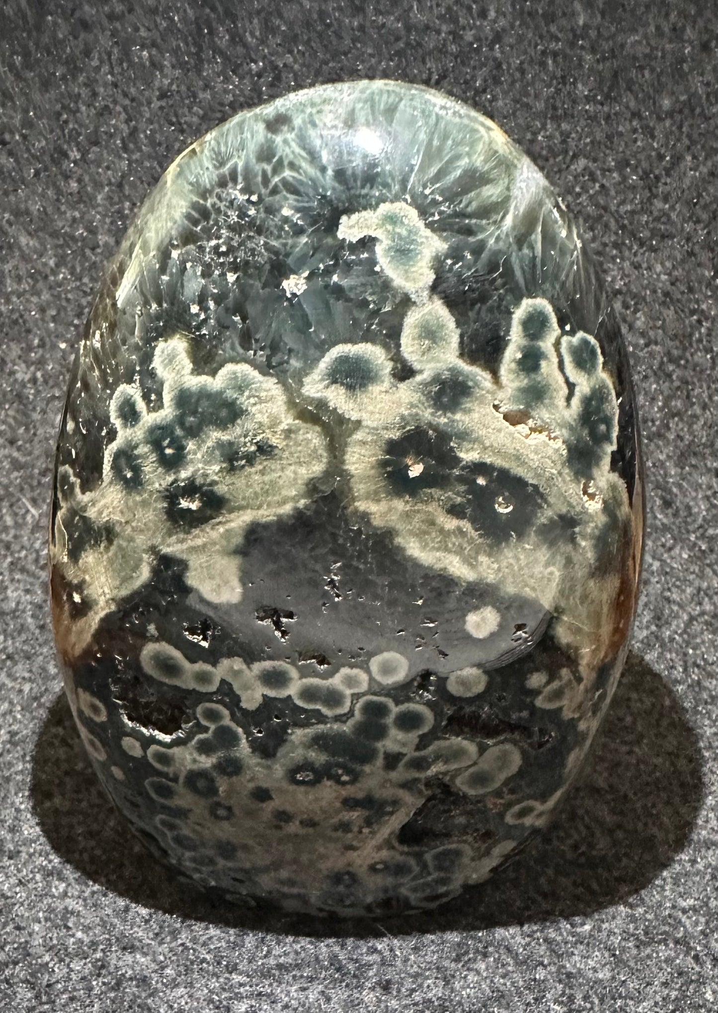 Kambaba Jasper Freeform with Druzy