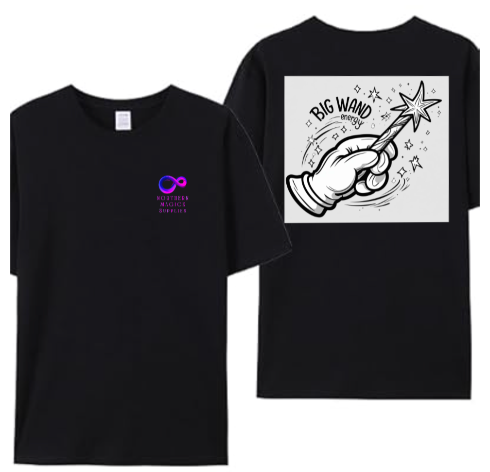 🪄 Unleash Your Inner Witch with Our "Big Wand Energy" Unisex Shirt! 🌙