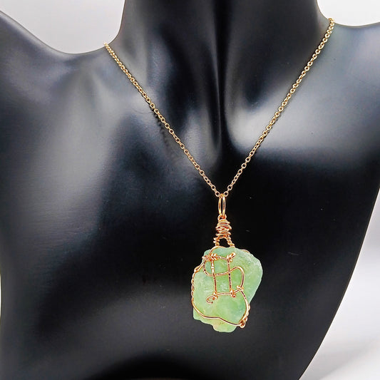 Money Sign Green Aventurine One of a kind! - Northern Magick Supplies