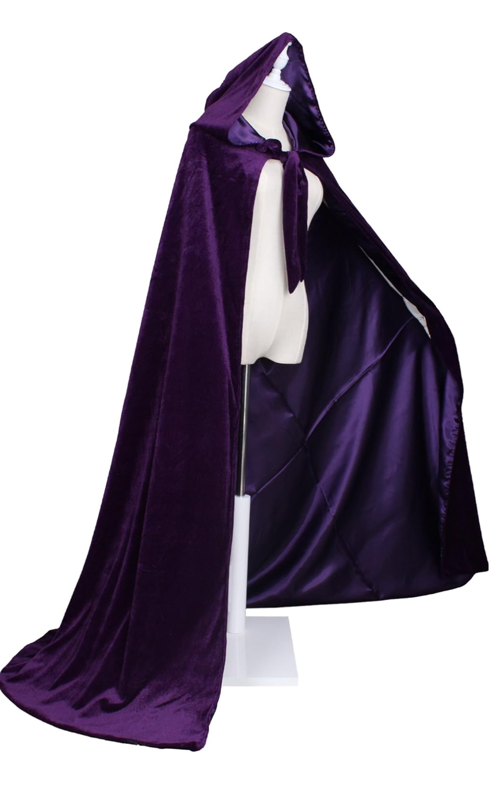 High Quality Velvet Renaissance Medieval Cloak Cape Lined with Satin
