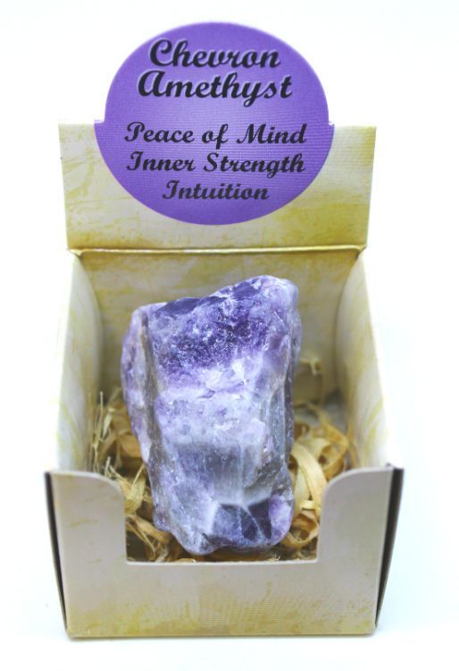 Chevron Amethyst - Rough Gift Box - Northern Magick Supplies