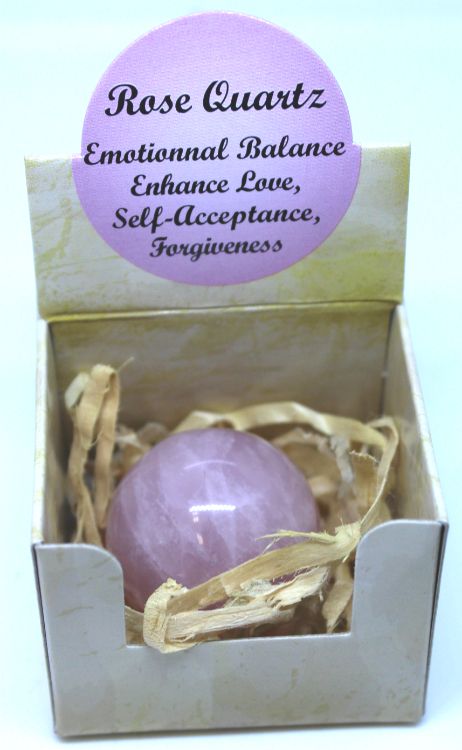 Rose Quartz - Sphere Gift Box