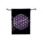 Flower of Life Velvet Pouch - Northern Magick Supplies