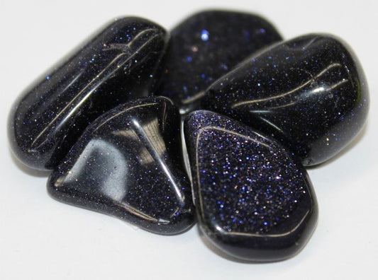 Goldstone Blue (Medium) - Tumbled - Northern Magick Supplies