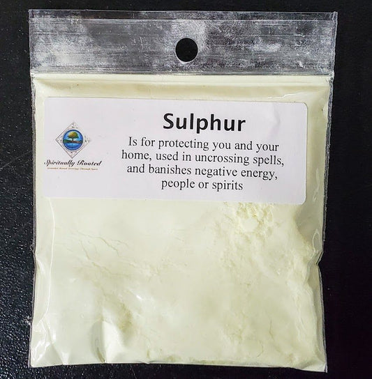 Sulphur Powder (Brimstone) - Northern Magick Supplies
