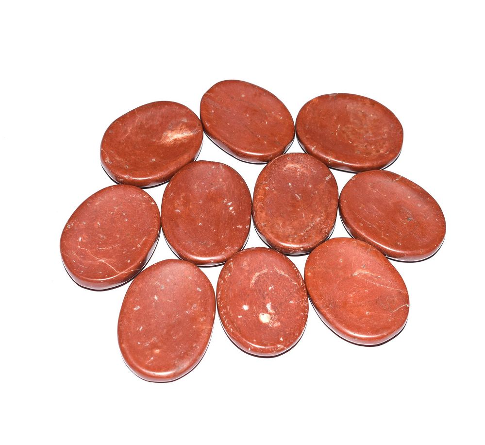 Jasper Red - Worry Stone - Northern Magick Supplies