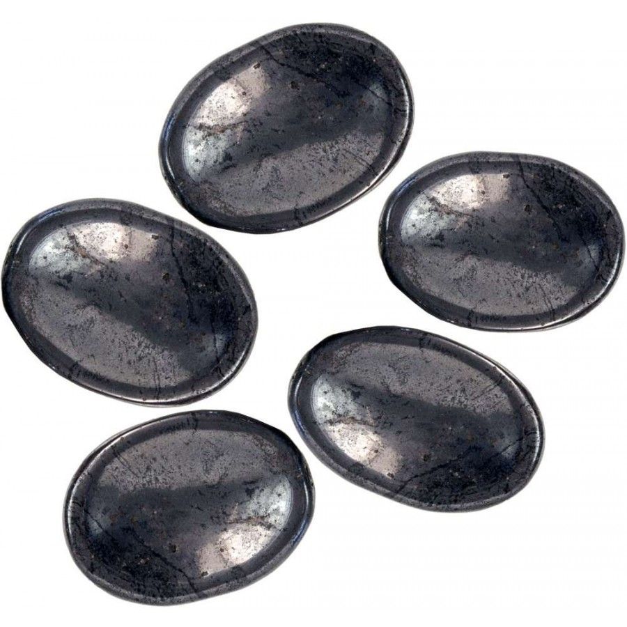 Hematite Magnetic - Worry Stone - Northern Magick Supplies