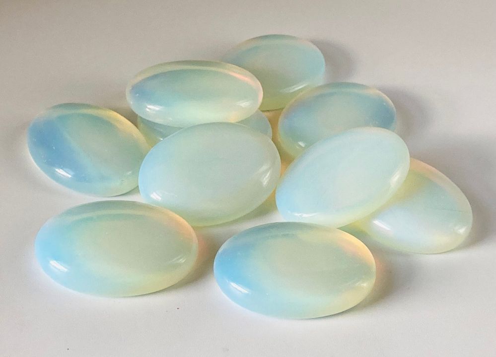 Opalite - Worry Stone - Northern Magick Supplies