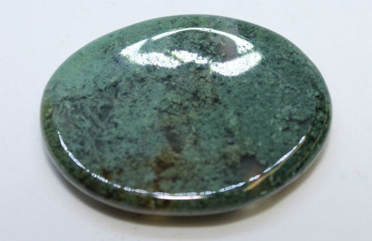 Moss Agate - Worry Stone - Northern Magick Supplies