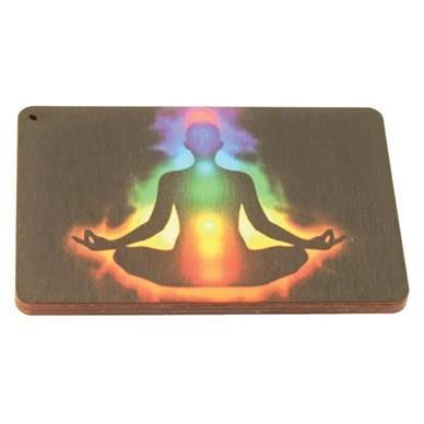 Wooden Chakra - Incense Burner (3.5" x 4.5")