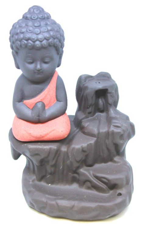 Backflow Burner - Waterfall Buddha (4.75") - Northern Magick Supplies