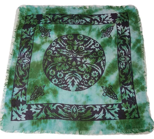 Green Man - Altar Cloth (18" x 18")