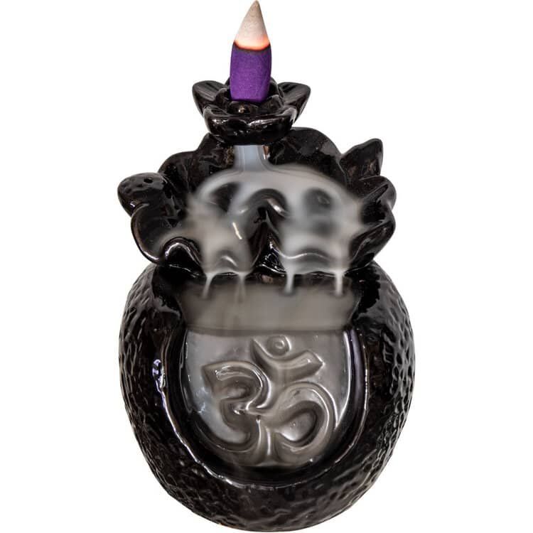 Backflow Burner - Om Waterfall (4")