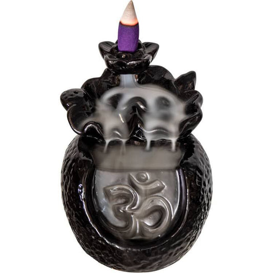 Backflow Burner - Om Waterfall (4")